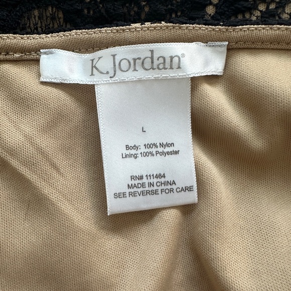 K. Jordan Black Lace Top. Size Large - Picture 5 of 5